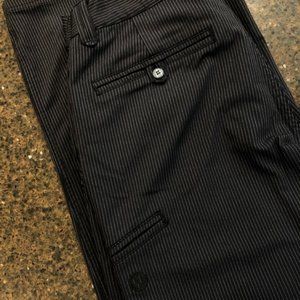 Black Striped Mens Lululemon Work Pants
